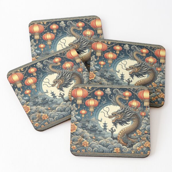 Item preview, Fantasy Dragon zodiac ushering New Year (silvergoldvisionary) designed and sold by SGVisionary.