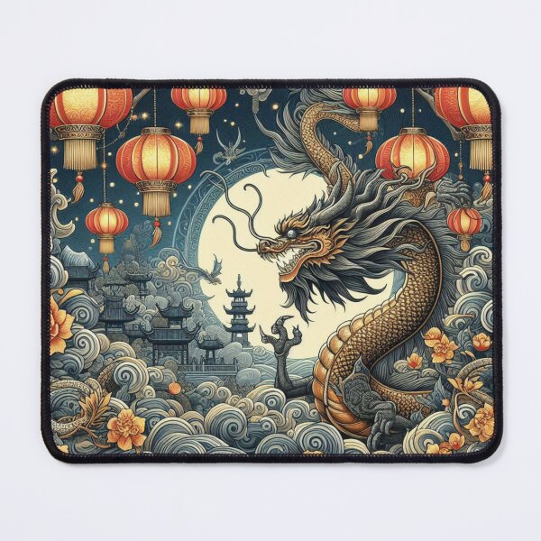 Item preview, Fantasy Dragon zodiac ushering New Year (silvergoldvisionary) designed and sold by SGVisionary.