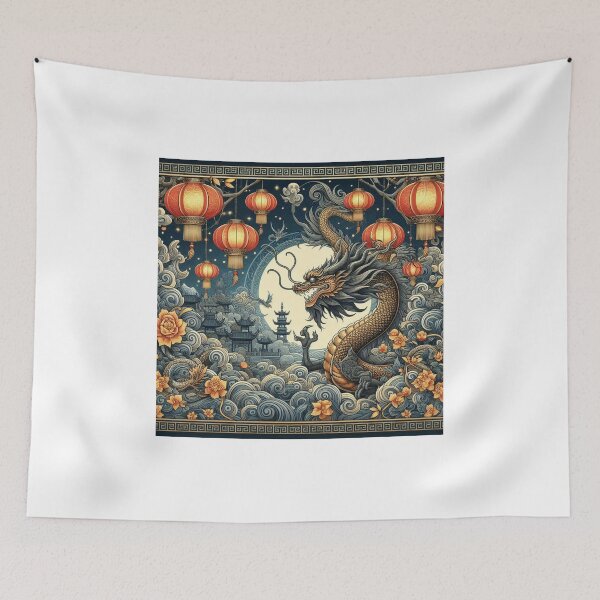 Item preview, Fantasy Dragon zodiac ushering New Year (silvergoldvisionary) designed and sold by SGVisionary.