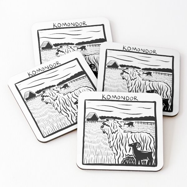 Item preview, Komondor Stamp Art designed and sold by BrinaDraws.