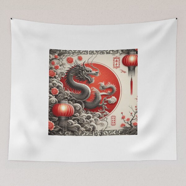 Item preview, Fantasy Dragon zodiac ushering New Year (silvergoldvisionary) designed and sold by SGVisionary.