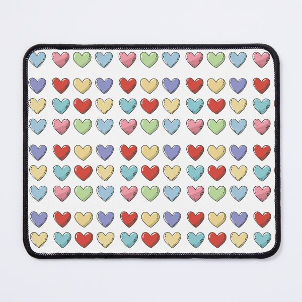 Item preview, cute colored Hearts pattern for love and friendship designed and sold by Bela Mehta.