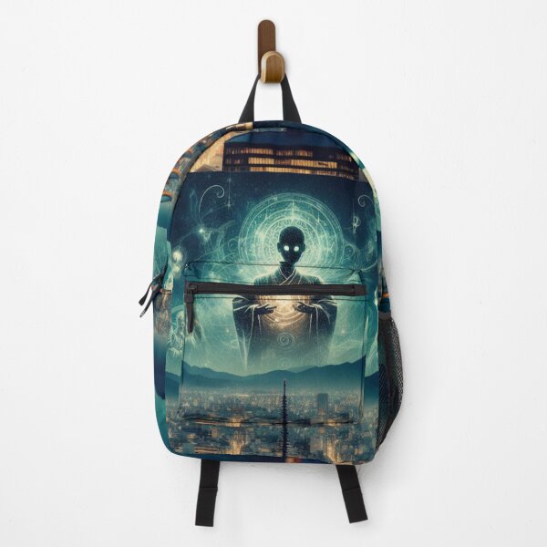 Item preview, kyoto skyline at night anime style. designed and sold by MahmodArt.