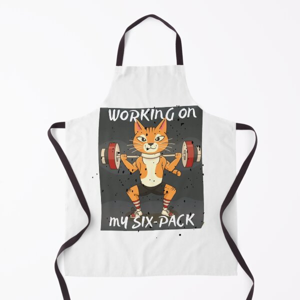 Item preview, Cat Lifting weights working On my six-pack designed and sold by Mikusia.