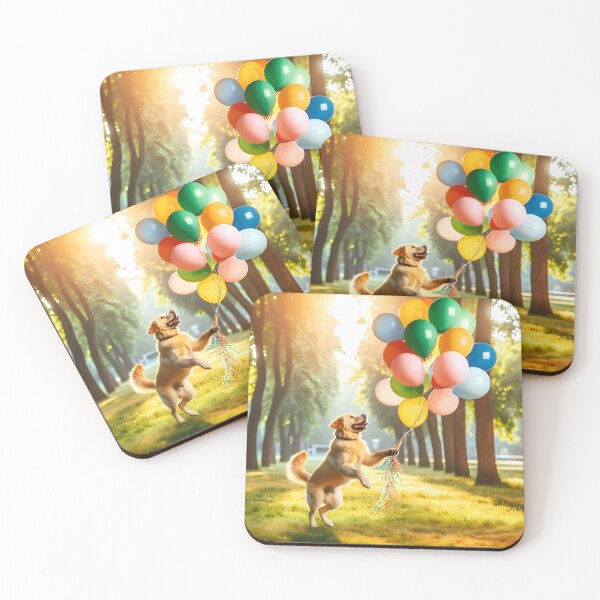 Item preview, "Balloons and Barks: A Dog's Day Out" designed and sold by APARTAI EU.