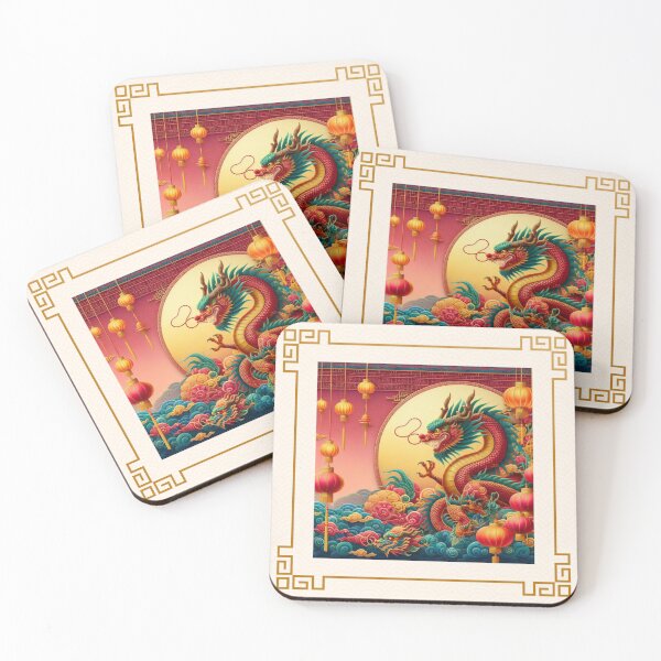 Item preview, Fantasy Dragon zodiac ushering New Year (silvergoldvisionary) designed and sold by SGVisionary.