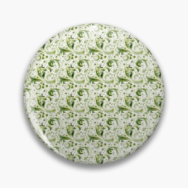 Item preview, Vintage green flower pattern designed and sold by Jerhus.
