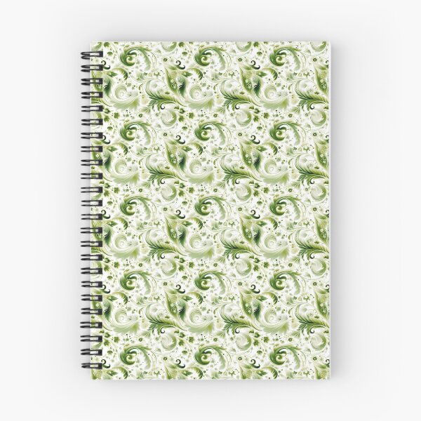 Item preview, Vintage green flower pattern designed and sold by Jerhus.