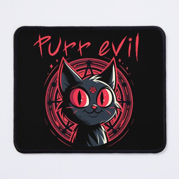 Item preview, Purr Evil, Pentagram Cat designed and sold by shypixels.