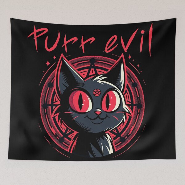 Item preview, Purr Evil, Pentagram Cat designed and sold by shypixels.