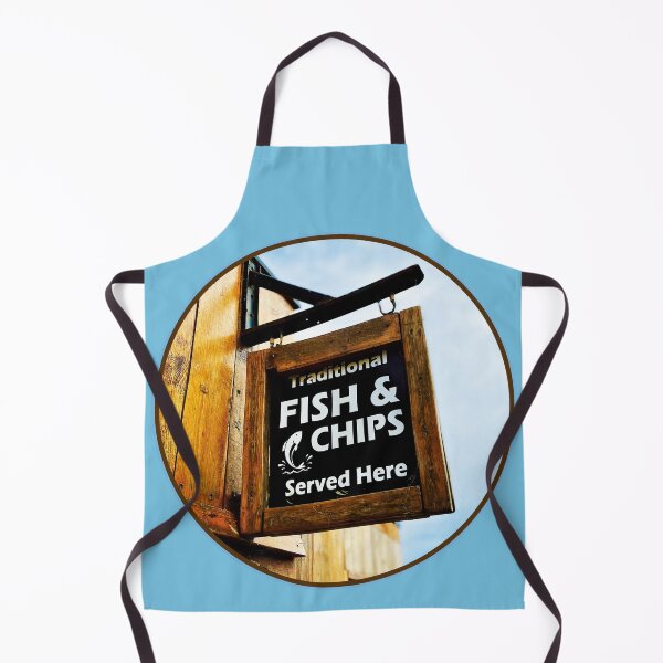 Item preview, Fish and Chips sign from Cornwall designed and sold by RoyalTarget.