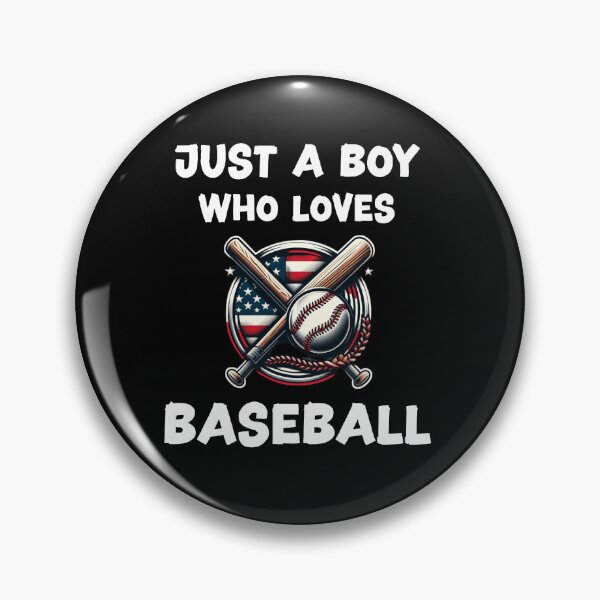 Item preview, Just a boy who loves baseball designed and sold by HeadTurningArt.