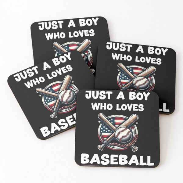 Item preview, Just a boy who loves baseball designed and sold by HeadTurningArt.