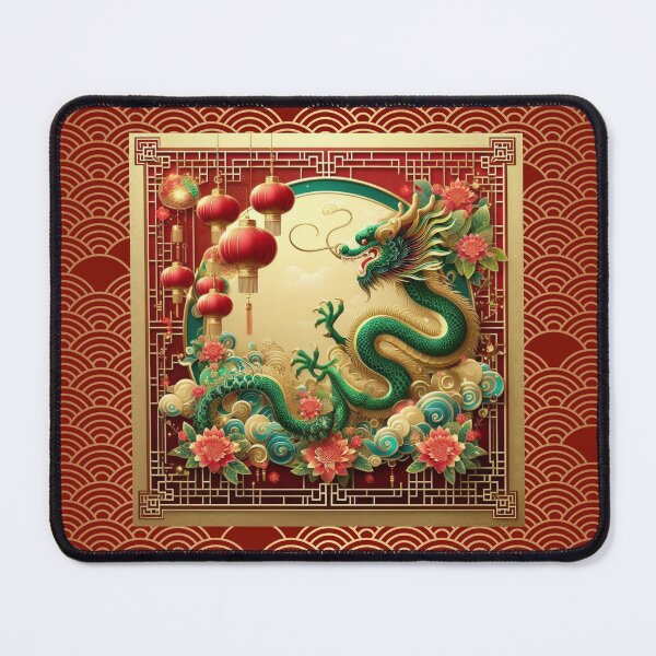 Item preview, Fantasy Dragon zodiac ushering New Year (silvergoldvisionary) designed and sold by SGVisionary.