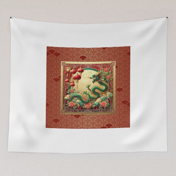 Item preview, Fantasy Dragon zodiac ushering New Year (silvergoldvisionary) designed and sold by SGVisionary.