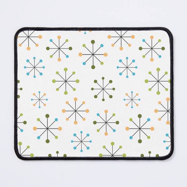 Item preview, Retro Mid Century Modern Atomic Starburst Pattern 35 Green, Orange designed and sold by trdstudio.