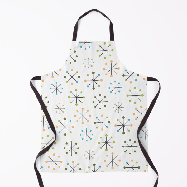 Item preview, Retro Mid Century Modern Atomic Starburst Pattern 35 Green, Orange designed and sold by trdstudio.