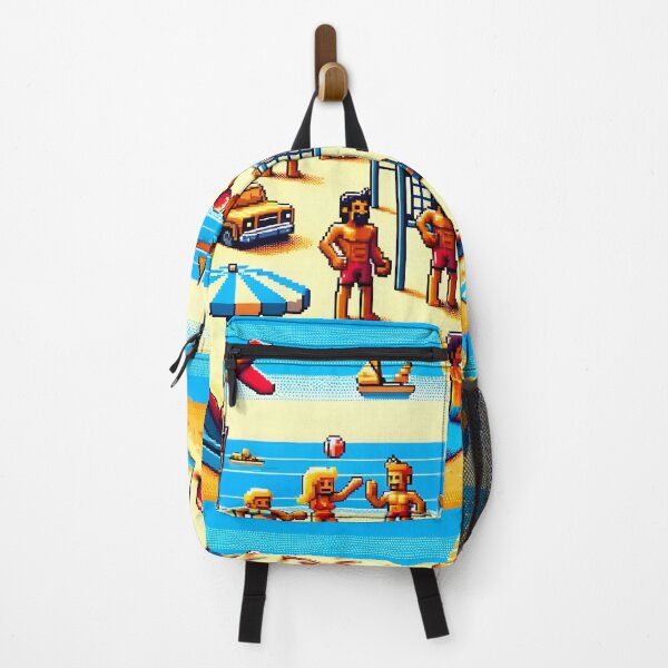 Item preview, "Pixel Beach Bash: Retro Gaming on the Sands" designed and sold by APARTAI EU.