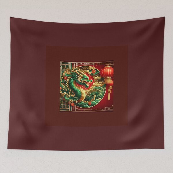 Item preview, Fantasy Dragon zodiac ushering New Year (silvergoldvisionary) designed and sold by SGVisionary.