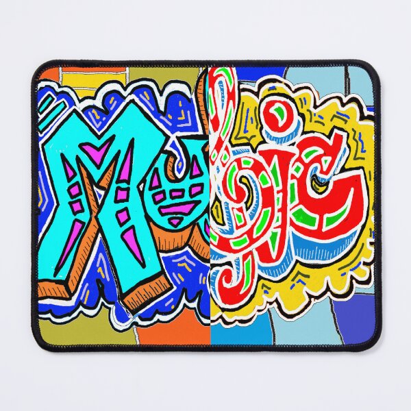 Item preview, Music Graffiti Sticker 24 designed and sold by LoEndT-Shirts.