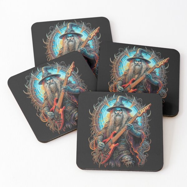 Item preview, Heavy Metal Wizard, Metal Mage, Undead Wizard designed and sold by Krieghorn.