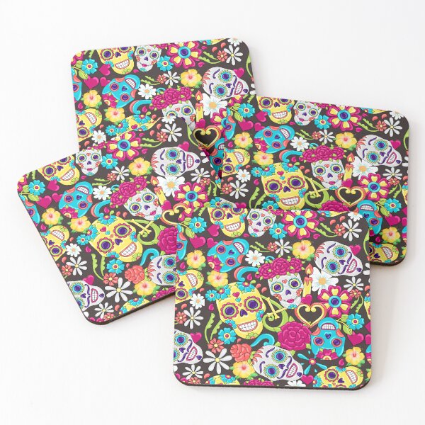Item preview, Smile Skulls Skeleton Gardener | Floral Sugar Skulls designed and sold by Verycutethings.