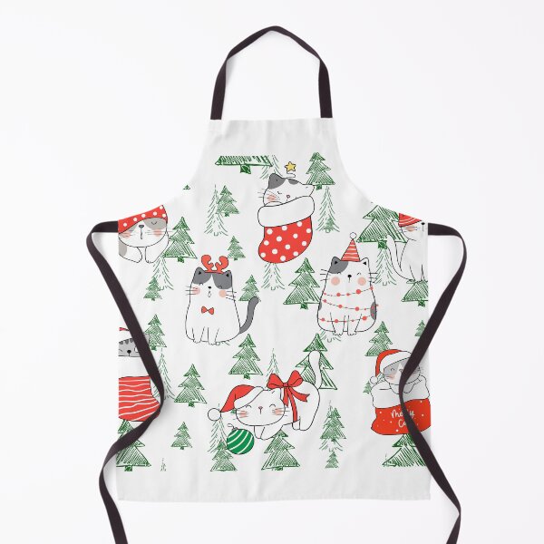 Item preview, a fancy cat Merry Christmas tree designed and sold by Miya-ArtShop.