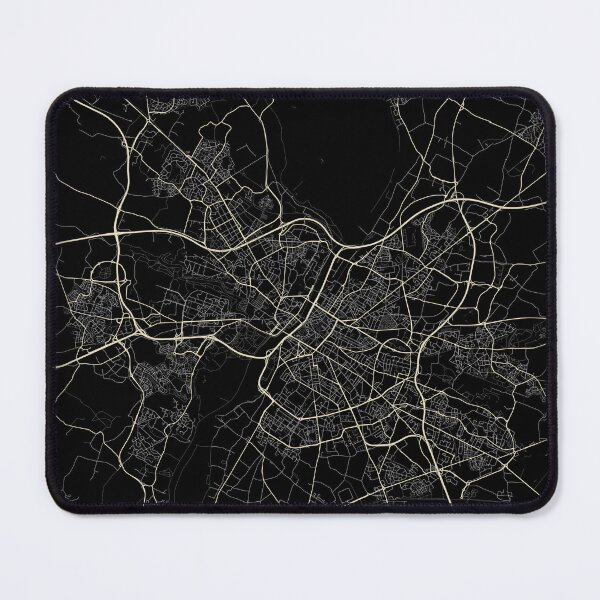 Item preview, Angers Map Black and white designed and sold by Jerhus.