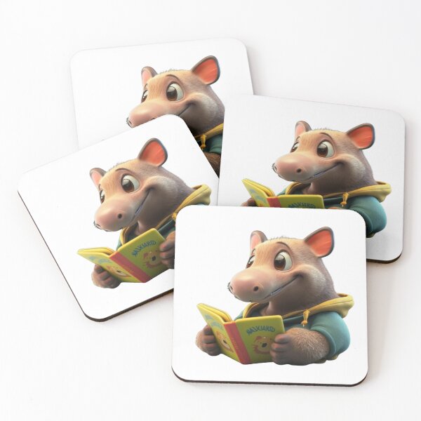 Item preview, Cozy Reading Aardvark designed and sold by BestArtByArvind.