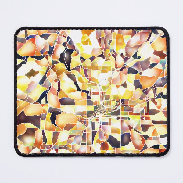 Item preview, Atlanta Georgia City Map - Golden Yellow designed and sold by StylishStacks.