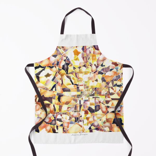 Item preview, Atlanta Georgia City Map - Golden Yellow designed and sold by StylishStacks.