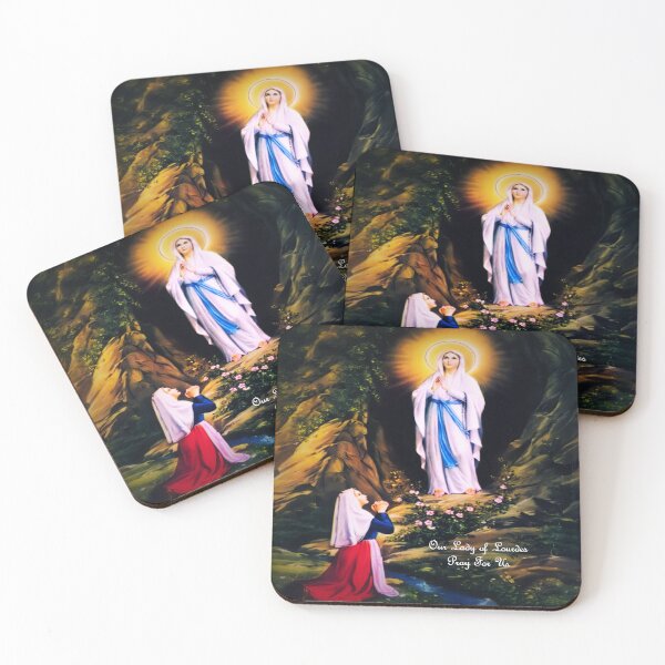 Item preview, Our Lady of Lourdes Pray For Us designed and sold by LitanyLane.