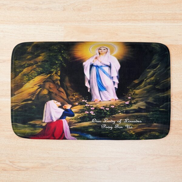 Item preview, Our Lady of Lourdes Pray For Us designed and sold by LitanyLane.