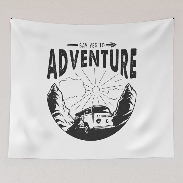 Item preview, Say Yes To Adventure designed and sold by Hairball-Pets.