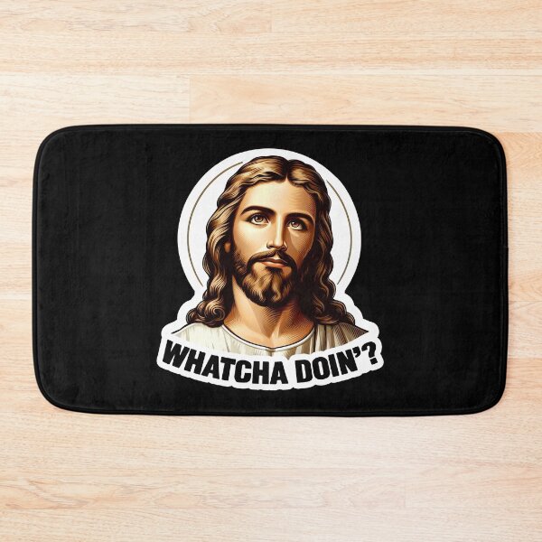 Item preview, Whatcha Doin meme Jesus Christ designed and sold by plushism.