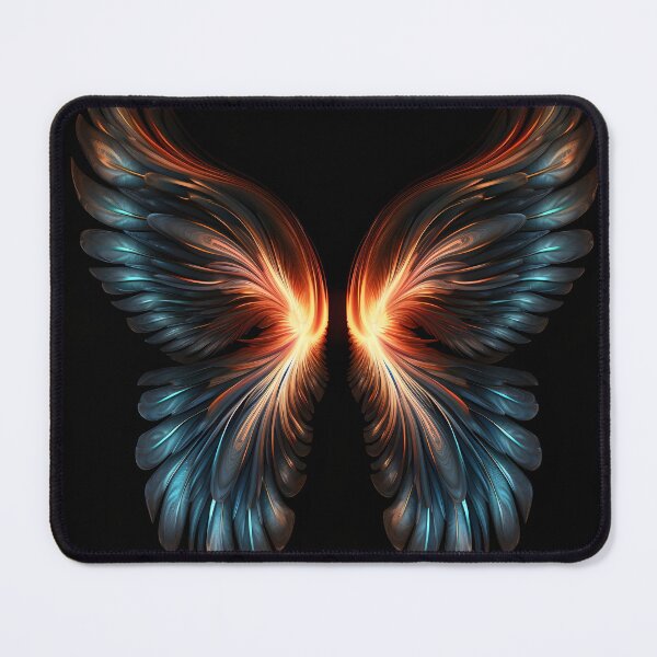 Item preview, aura accented pair of wings print designed and sold by dcrc.