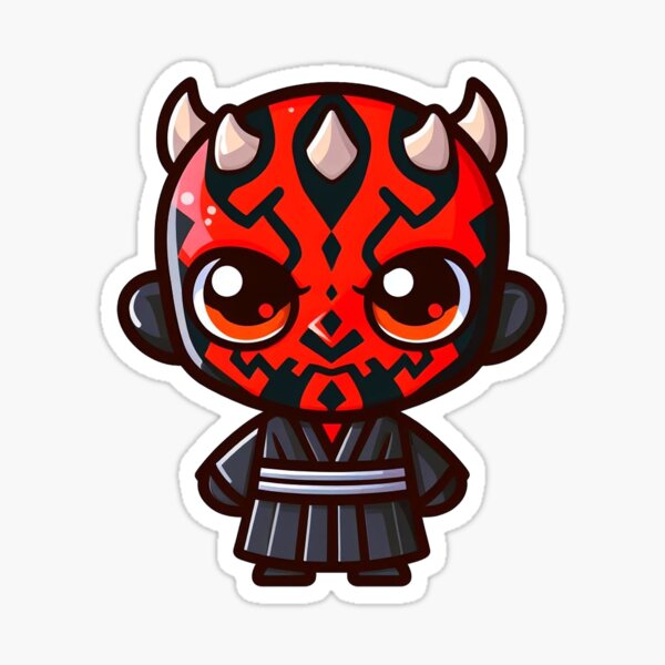 Vista previa del artículo con la obra «Darth Maul», diseñado y vendido por michaelbrowntx.
