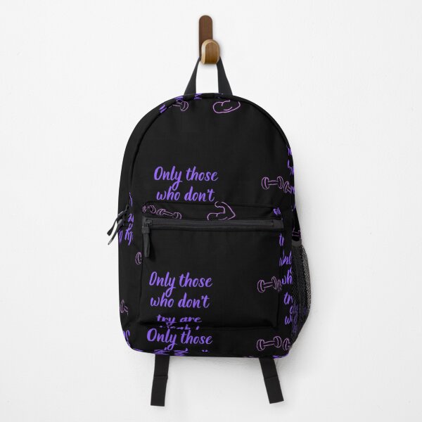 Item preview, Only those who don't try are weak! designed and sold by BuyMeifYouLike.