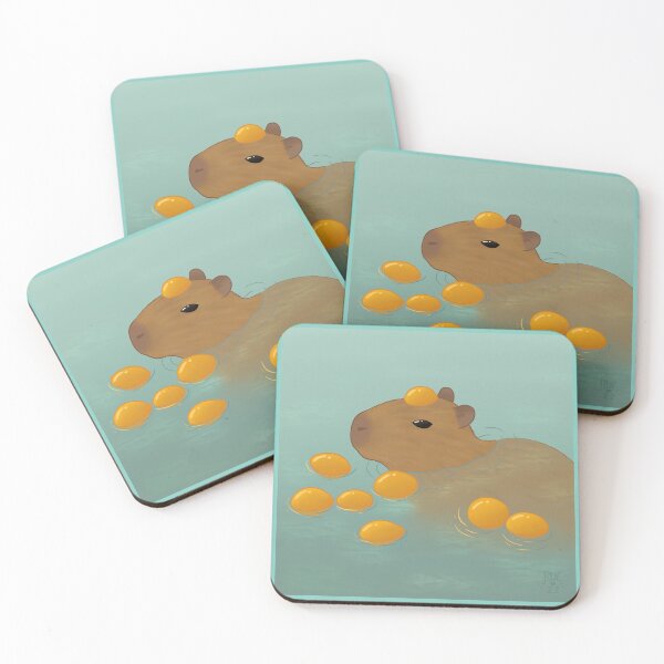 Item preview, Capybara spa day designed and sold by Ruedile.