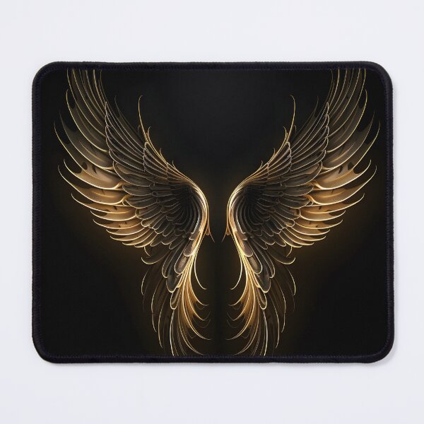 Item preview, aura accented pair of wings print designed and sold by dcrc.