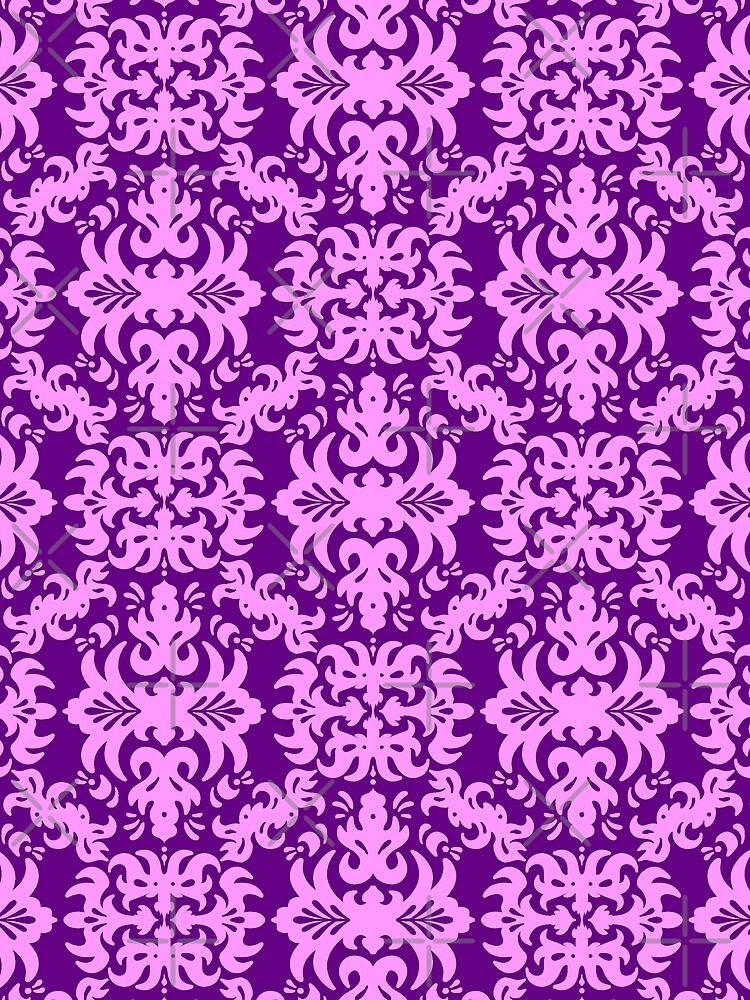 Thumbnail 3 of 3, Scarf, Damask pattern #5 designed and sold by Patternifly.