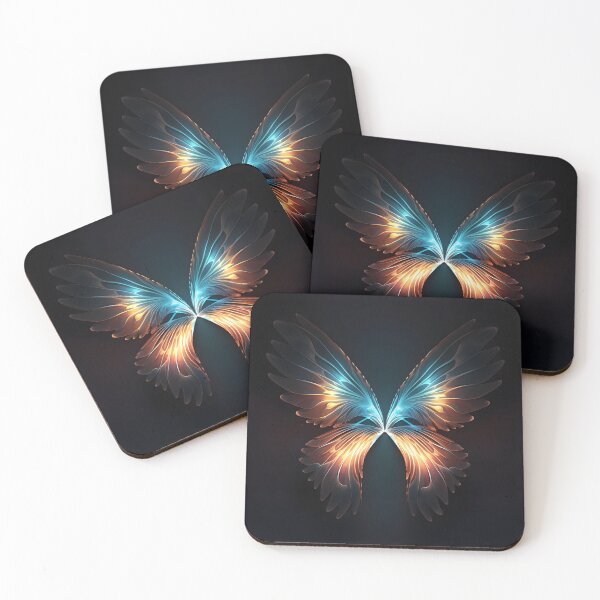 Item preview, aura accented pair of wings print designed and sold by dcrc.