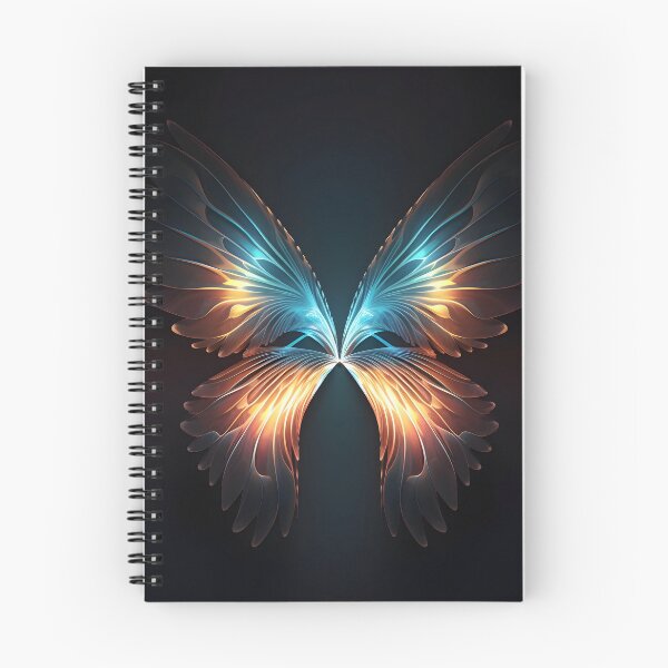 Item preview, aura accented pair of wings print designed and sold by dcrc.