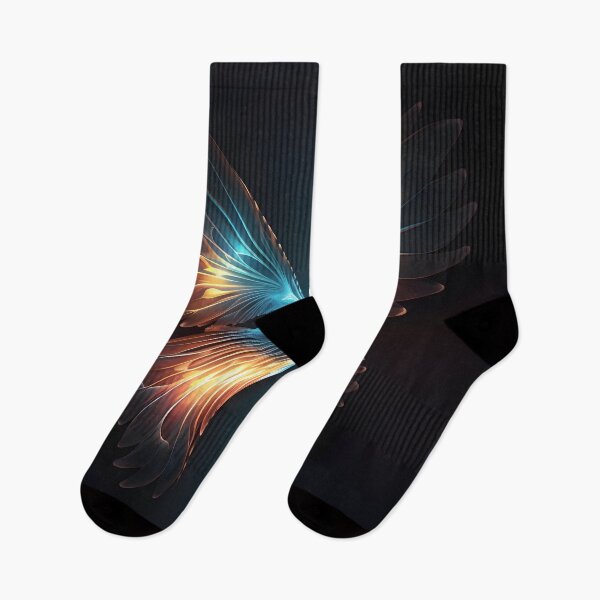 Item preview, aura accented pair of wings print designed and sold by dcrc.