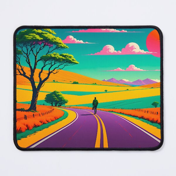 Item preview, Pop Art Style Liminal Space Road- Concept Art designed and sold by liminal-concept.