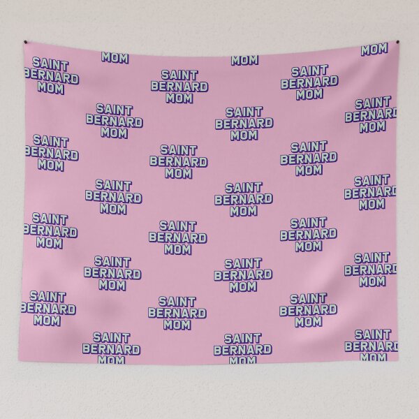 Item preview, Saint Bernard Mom Retro Beach Style Gift  designed and sold by Guarddogdrive.