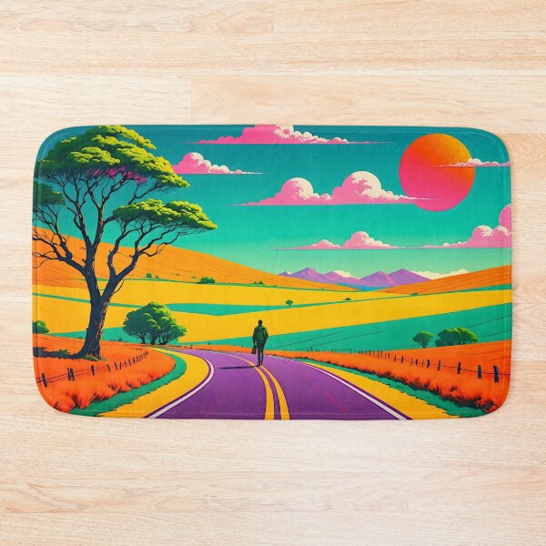 Item preview, Pop Art Style Liminal Space Road- Concept Art designed and sold by liminal-concept.