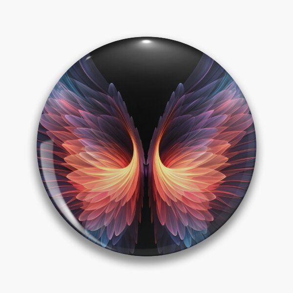 Item preview, Aura accented pair of wings print designed and sold by dcrc.