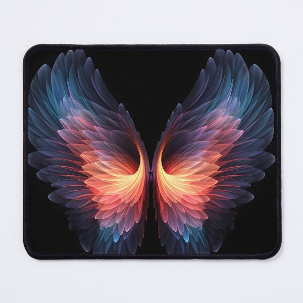 Item preview, Aura accented pair of wings print designed and sold by dcrc.
