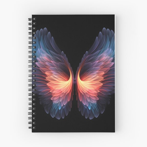 Item preview, Aura accented pair of wings print designed and sold by dcrc.